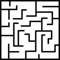 Maze vector icon