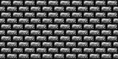 Dark black pixel mosaic abstract seamless geometric grid background vector