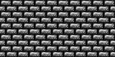 Dark black pixel mosaic abstract seamless geometric grid background vector