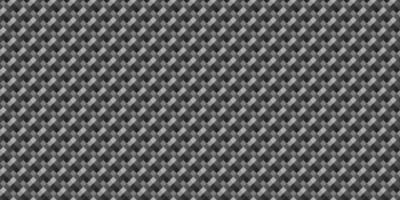 Dark black pixel mosaic abstract seamless geometric grid background vector