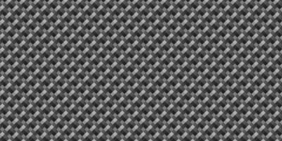 Dark black pixel mosaic abstract seamless geometric grid background vector