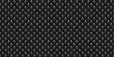 Dark black pixel mosaic abstract seamless geometric grid background vector