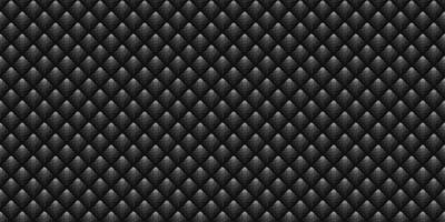 Dark black pixel mosaic abstract seamless geometric grid background vector