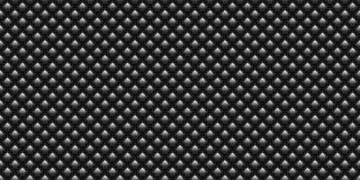 Dark black pixel mosaic abstract seamless geometric grid background vector
