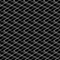 Geometric grid background Modern black and white abstract texture vector