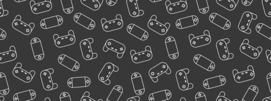 Gamepad Video game controller background vector