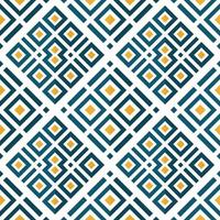 Mediterranean style ceramic tile pattern Ethnic folk ornament Colorful seamless geometric pattern vector