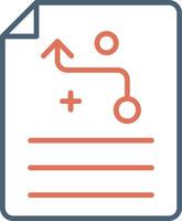 Strategy vector icon