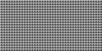 Dark black pixel mosaic abstract seamless geometric grid background vector
