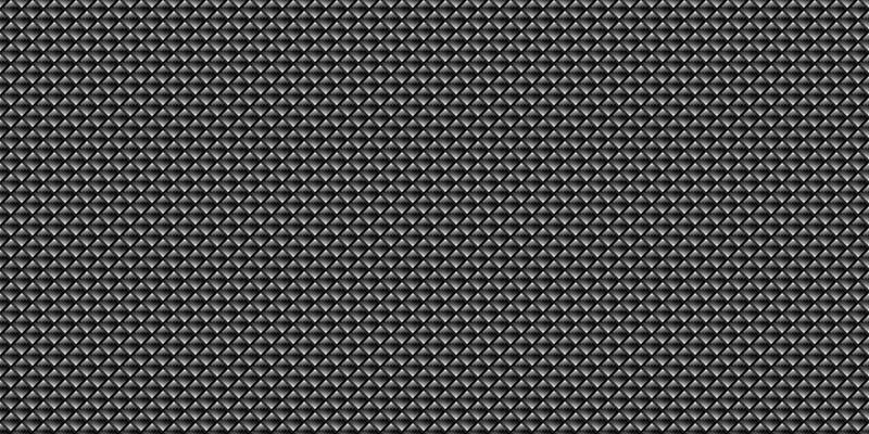 Dark black pixel mosaic abstract seamless geometric grid background