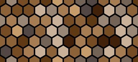 Abstract hexagonal geometric pattern background vector