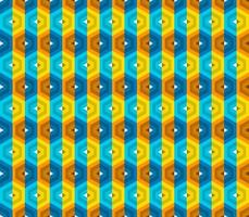 resumen hexágono estructura oscuro geométrico antecedentes vector