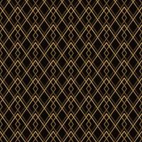 Abstract colorful golden seamless geometric grid background with colored shapes vector