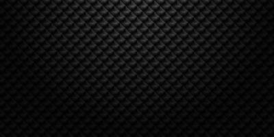 Dark black Geometric grid Carbon fiber background Modern dark abstract seamless texture vector