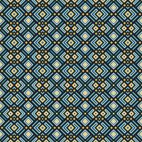 Mediterranean style ceramic tile pattern Ethnic folk ornament Colorful seamless geometric pattern vector