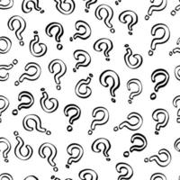 Question Mark Seamless Pattern Background vector