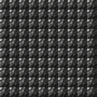 Dark black mosaic abstract seamless geometric grid background vector