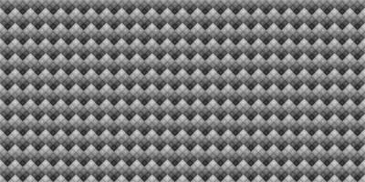 Dark black pixel mosaic abstract seamless geometric grid background vector