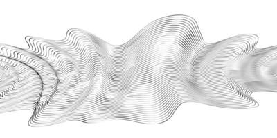 Modern wave Wave Lines Pattern Striped background vector