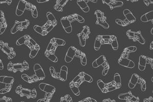 Gamepad Video game controller background vector