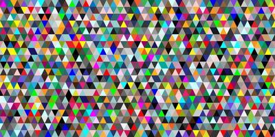 Abstract colorful seamless geometric grid background with colored shapes vector