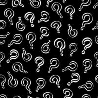 Question Mark Seamless Pattern Background vector