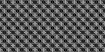 Dark black pixel mosaic abstract seamless geometric grid background vector