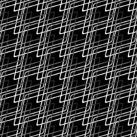 Geometric grid background Modern black and white abstract texture vector