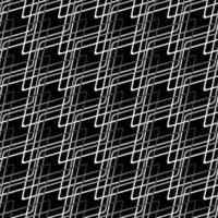 Geometric grid background Modern black and white abstract texture vector