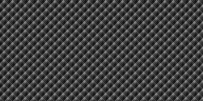 Dark black pixel mosaic abstract seamless geometric grid background vector