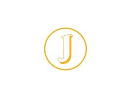 Modern Letter J Logo Design Vector