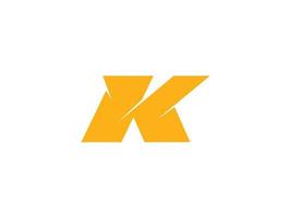 Modern Letter K Logo Design Vector