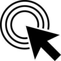 Click icon. Cursor icon , clicking arrow isolated on white background vector