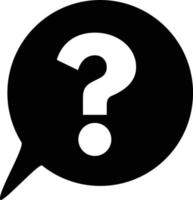 Question mark icon , Question Mark in Bubble Icon Vector