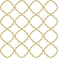 Geometric seamless pattern, oriental ornament design element vector