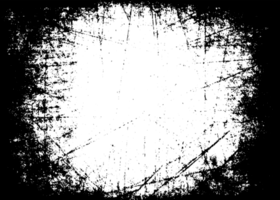 grunge frontière texture Contexte. abstrait Cadre recouvrir. png graphique illustration avec transparent Contexte.