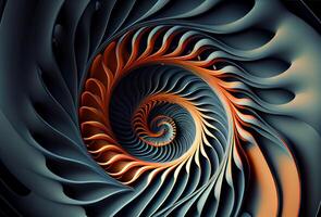 Abstract background with dnk spiral. Illustration photo