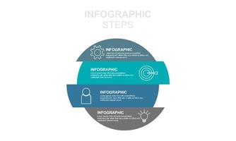 Bar chart, infographic template for presentation vector illustration