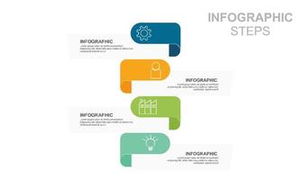 Bar chart, infographic template for presentation vector illustration