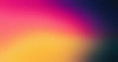 Pink yellow magenta purple vibrant color gradient on dark grainy background, abstract header poster design, vivid colors noise texture photo