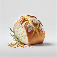 Fresh hot bread. Illustration photo