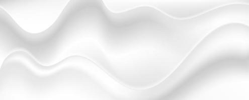 Grey pearl smooth blurred waves abstract vector background