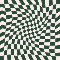 Wavy Checkerboard Seamless Pattern for Fabric vector