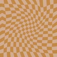 Wavy Checkerboard Seamless Pattern for Fabric vector