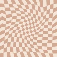 Wavy Checkerboard Seamless Pattern for Fabric vector