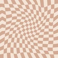 Wavy Checkerboard Seamless Pattern for Fabric vector