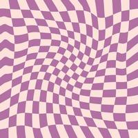 Wavy Checkerboard Seamless Pattern for Fabric vector