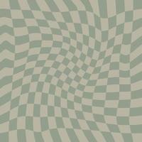 Wavy Checkerboard Seamless Pattern for Fabric vector