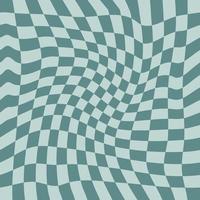 Wavy Checkerboard Seamless Pattern for Fabric vector