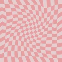 Wavy Checkerboard Seamless Pattern for Fabric vector